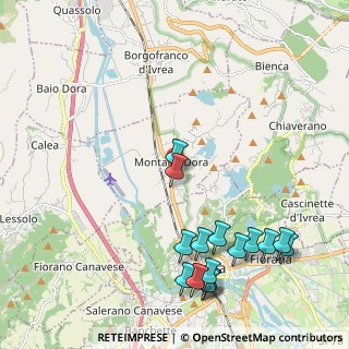 Mappa Via Adriano Olivetti, 10016 Montalto Dora TO, Italia (2.565)