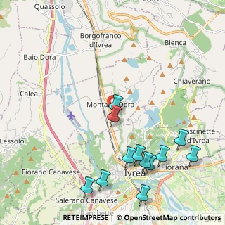 Mappa Via Adriano Olivetti, 10016 Montalto Dora TO, Italia (2.505)