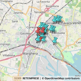 Mappa Via Torquato Tasso, 30100 Venezia VE, Italia (1.04421)