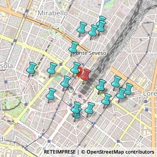Mappa Via Giovanni Battista Sammartini, 20124 Milano MI, Italia (0.4795)