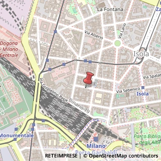 Mappa Via Jacopo dal Verme, 4, 20159 Milano, Milano (Lombardia)