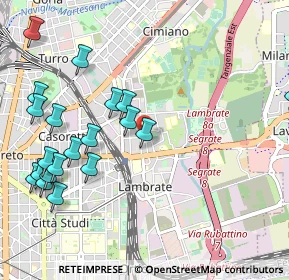 Mappa Via Durazzo, 20134 Milano MI, Italia (1.2325)