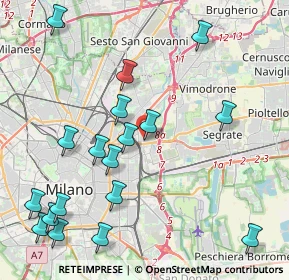 Mappa Via Durazzo, 20134 Milano MI, Italia (4.98056)