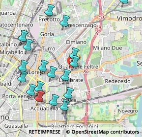 Mappa Via Durazzo, 20134 Milano MI, Italia (2.28368)
