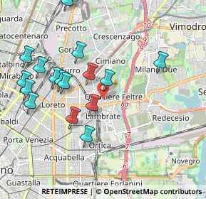 Mappa Via Durazzo, 20134 Milano MI, Italia (2.16588)