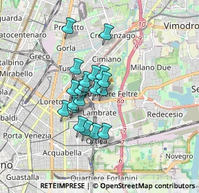 Mappa Via Durazzo, 20134 Milano MI, Italia (1.1975)