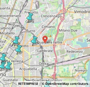 Mappa Via Durazzo, 20134 Milano MI, Italia (3.42727)