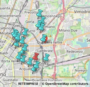 Mappa Via Durazzo, 20134 Milano MI, Italia (2.1195)