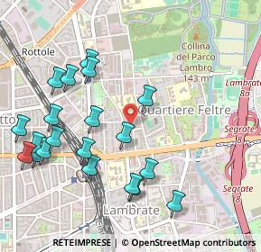 Mappa Via Durazzo, 20134 Milano MI, Italia (0.57)