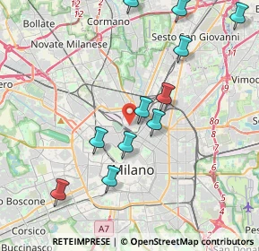 Mappa Via Jacopo dal Verme, 20159 Milano MI, Italia (4.78538)