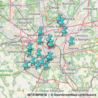 Mappa Via Jacopo dal Verme, 20159 Milano MI, Italia (6.46167)