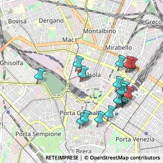Mappa Via Jacopo dal Verme, 20159 Milano MI, Italia (1.0775)