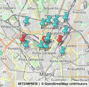 Mappa Via Jacopo dal Verme, 20159 Milano MI, Italia (1.42)