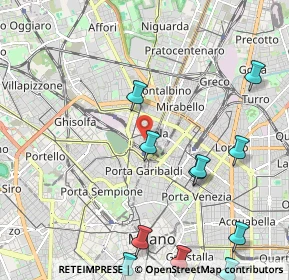 Mappa Via Jacopo dal Verme, 20159 Milano MI, Italia (2.71545)