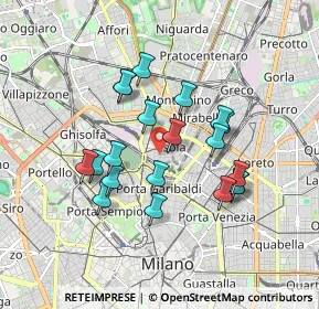 Mappa Via Jacopo dal Verme, 20159 Milano MI, Italia (1.545)