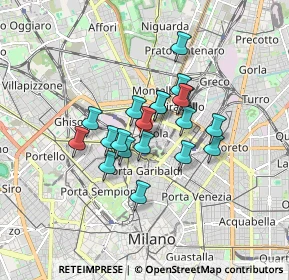 Mappa Via Jacopo dal Verme, 20159 Milano MI, Italia (1.197)