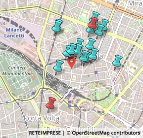 Mappa Via Jacopo dal Verme, 20159 Milano MI, Italia (0.375)