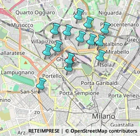 Mappa Piazza Diocleziano, 20155 Milano MI, Italia (1.57214)