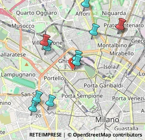 Mappa Piazza Diocleziano, 20155 Milano MI, Italia (2.17182)