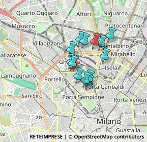 Mappa Piazza Diocleziano, 20155 Milano MI, Italia (1.14)