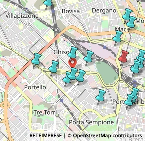 Mappa Piazza Diocleziano, 20155 Milano MI, Italia (1.244)