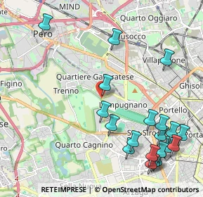 Mappa Via Eugenio Montale, 20151 Milano MI, Italia (2.639)