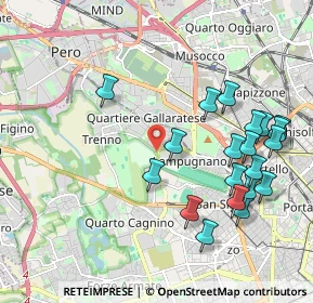 Mappa Via Eugenio Montale, 20151 Milano MI, Italia (2.192)