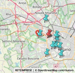 Mappa Via Eugenio Montale, 20151 Milano MI, Italia (3.49417)