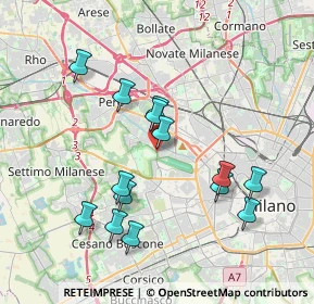 Mappa Via Eugenio Montale, 20151 Milano MI, Italia (3.67357)