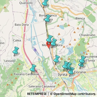 Mappa Via Unita' D'italia, 10016 Montalto Dora TO, Italia (2.37667)