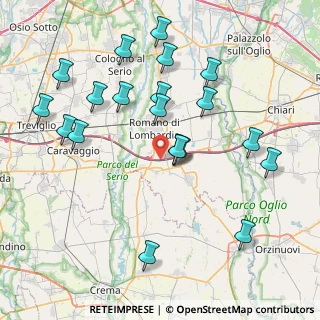 Mappa BreBeMi, 24050 Covo BG, Italia (8.477)