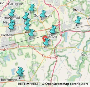 Mappa Via Papa Giovanni XXIII, 20060 Liscate MI, Italia (4.74533)