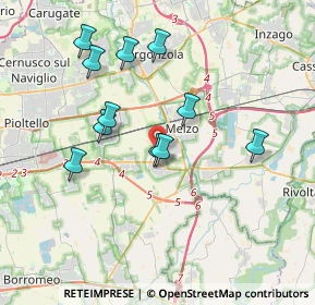 Mappa Via Papa Giovanni XXIII, 20060 Liscate MI, Italia (3.43091)