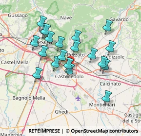 Mappa A4 Torino - Trieste, 25086 Rezzato BS, Italia (6.5335)