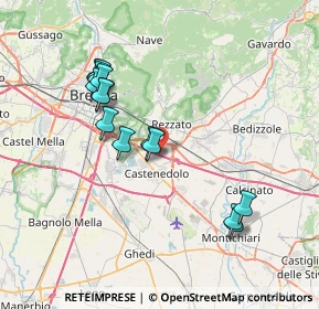 Mappa A4 Torino - Trieste, 25086 Rezzato BS, Italia (7.26357)