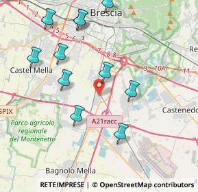 Mappa Traversa Seconda Via Galileo Galilei, 25010 San Zeno Naviglio BS, Italia (4.27636)