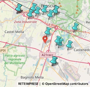 Mappa Traversa Seconda Via Galileo Galilei, 25010 San Zeno Naviglio BS, Italia (4.64765)