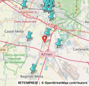 Mappa Traversa Seconda Via Galileo Galilei, 25010 San Zeno Naviglio BS, Italia (5.08429)