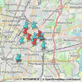 Mappa Via Alfonso Corti, 20131 Milano MI, Italia (1.53769)