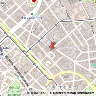 Mappa Via Giuseppe Prina,  4, 20154 Milano, Milano (Lombardia)