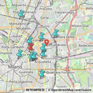 Mappa Via Giuseppe Zanoia, 20131 Milano MI, Italia (1.865)