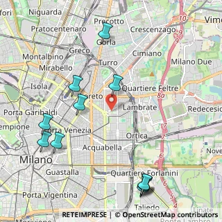 Mappa Via Giuseppe Zanoia, 20131 Milano MI, Italia (2.62455)