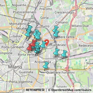 Mappa Via Giuseppe Zanoia, 20131 Milano MI, Italia (1.4325)