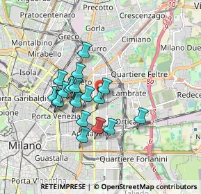 Mappa Via Giuseppe Zanoia, 20131 Milano MI, Italia (1.4035)