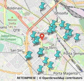 Mappa Milano, 20149 Milano MI, Italia (0.97)
