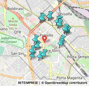 Mappa Milano, 20149 Milano MI, Italia (0.8165)