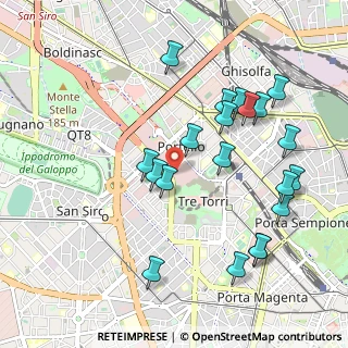 Mappa Milano, 20149 Milano MI, Italia (1.0475)