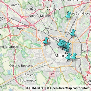 Mappa Milano, 20149 Milano MI, Italia (3.86636)