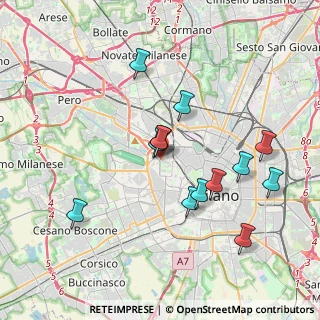 Mappa Milano, 20149 Milano MI, Italia (3.56462)