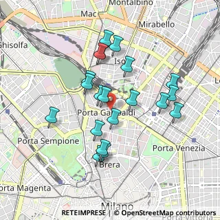 Mappa Via Gaspare Rosales, 20124 Milano MI, Italia (0.8395)